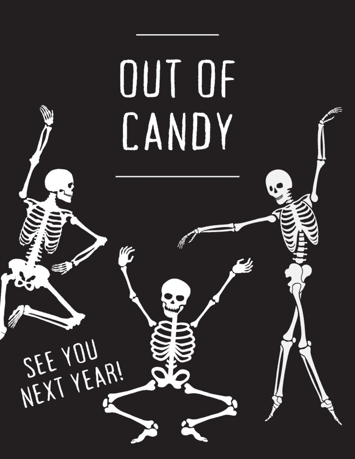 bones halloween candy printable out of candy