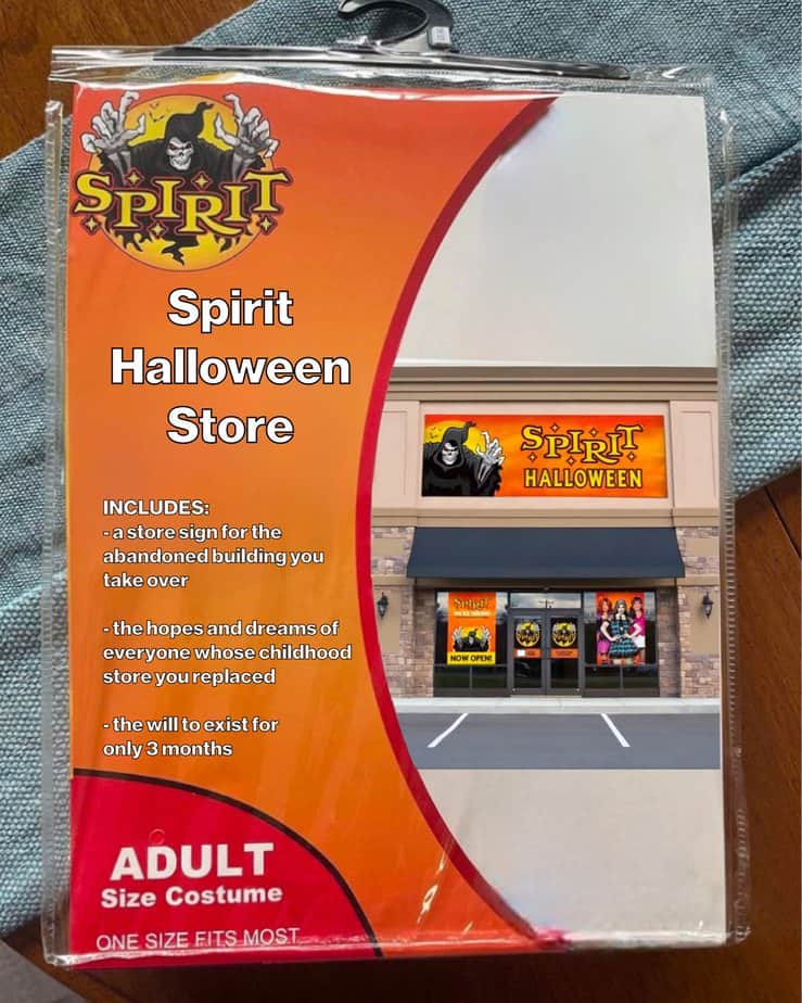 spirit halloween fake costume spirit halloween store meme