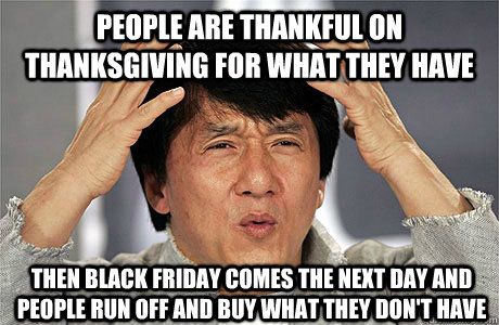 black friday memes for 2022 jackie chan confused