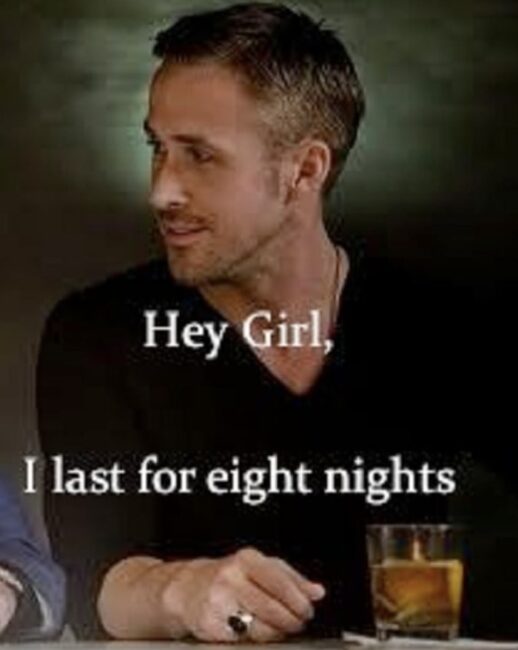 hey girl Ryan gosling meme. funny hanukkah memes