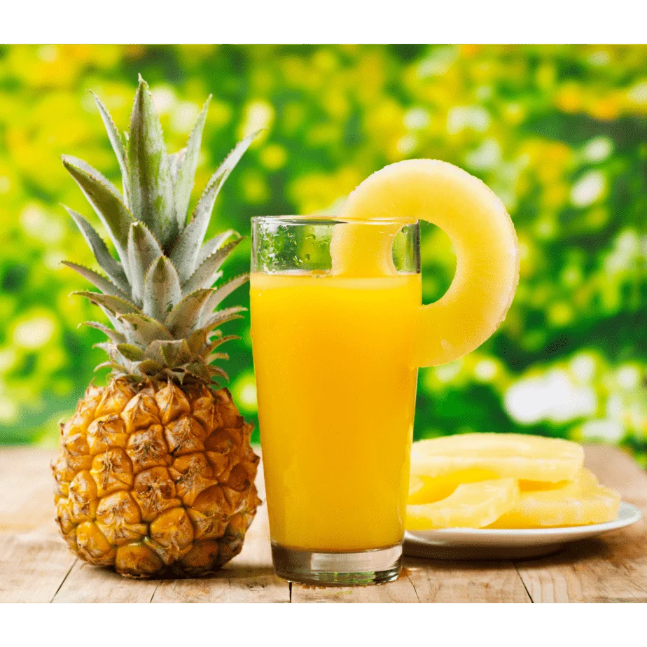 Pineapple and pineapple juice Spoilers without context glass onion