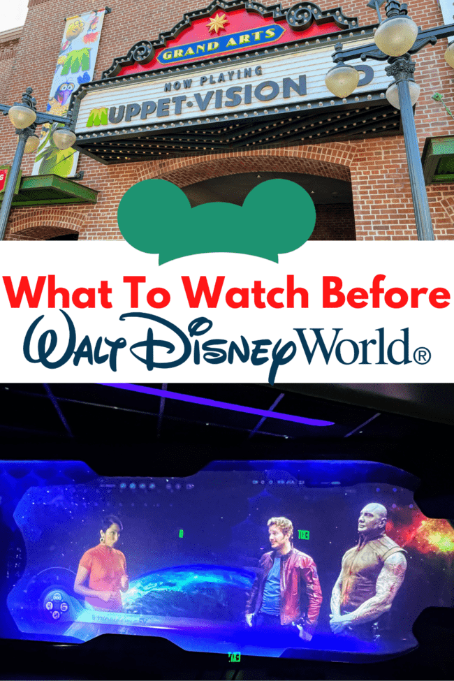 What movies and shows to watch before going to Disney World.