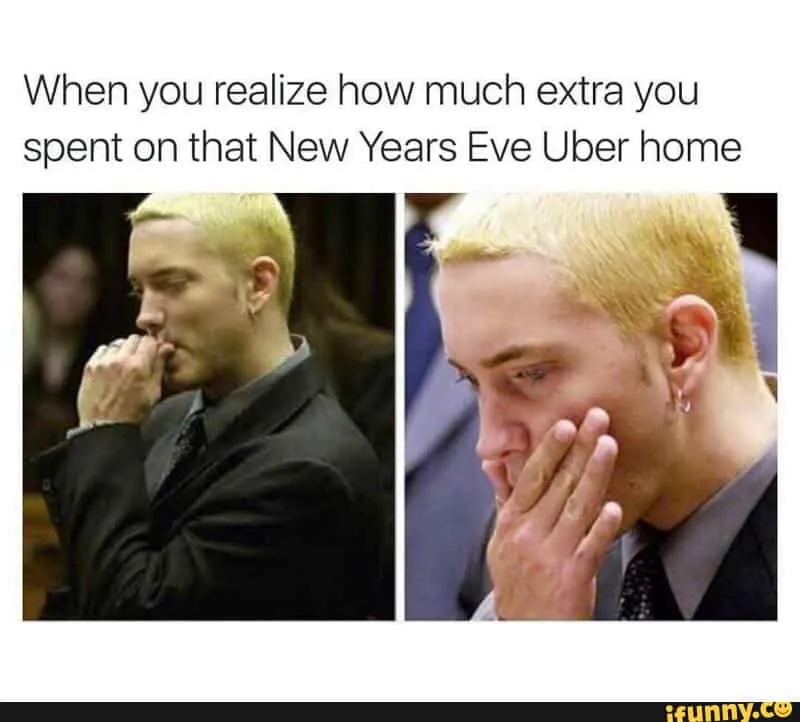 Happy New Year Memes uber