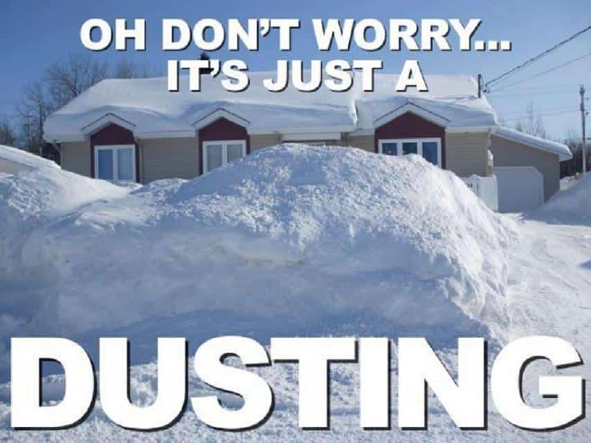 dusting snow memes