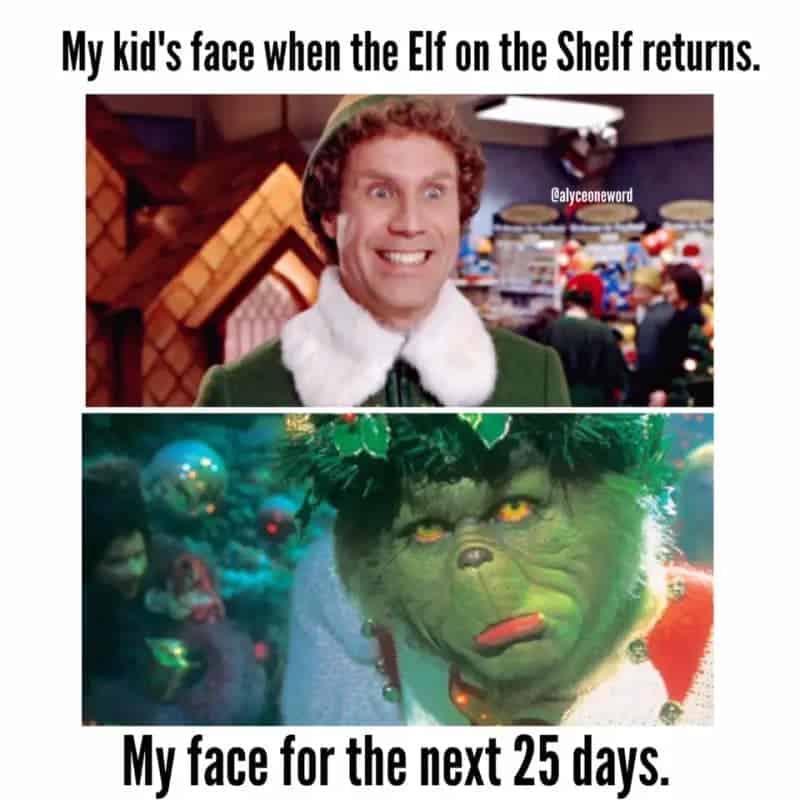 elf on the shelf memes elf vs grinch