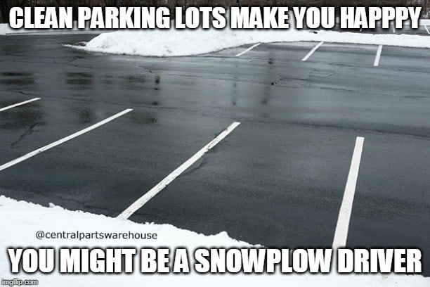 parking lot snow memes