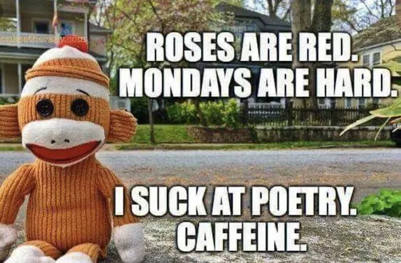 poetry monday coffee meme