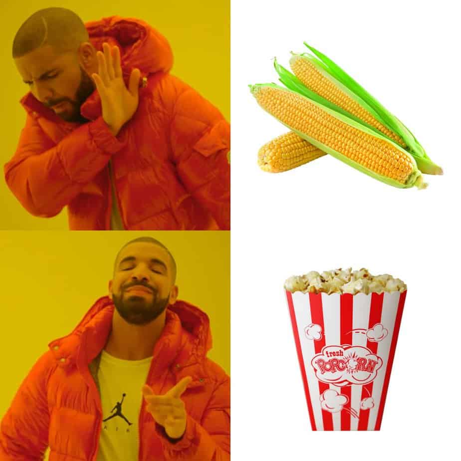 drake popcorn memes national popcorn day