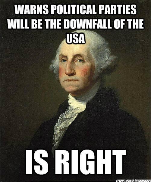 george washington presidents day memes parties