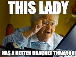 march madness memes lady