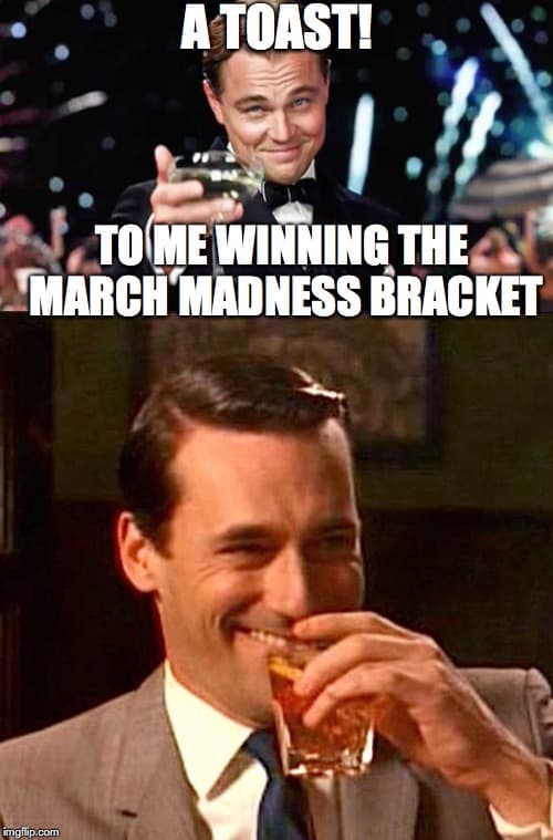 march madness memes leo and jon hamm
