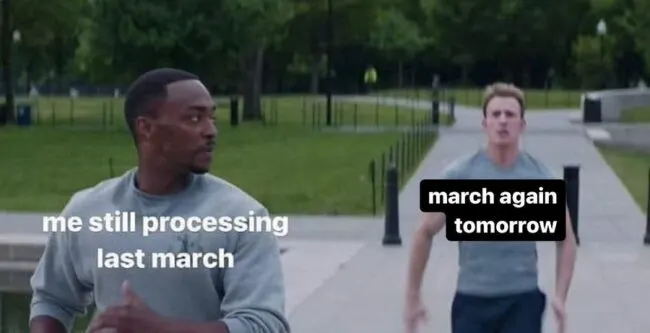 march memes on your left