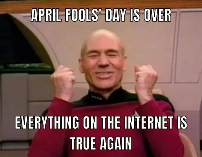 picard april fools meme