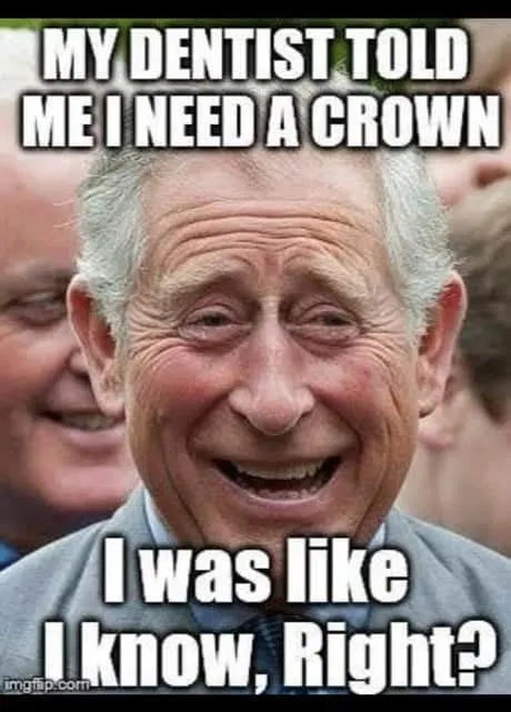 dentist king charles coronation day memes