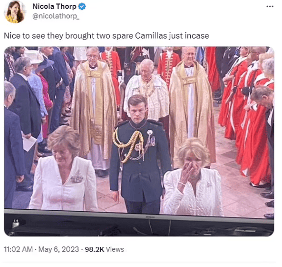 king charles coronation day memes camillas